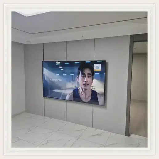 벽걸이TV 설치 참고 이미지 11-15 두 번째 사진
