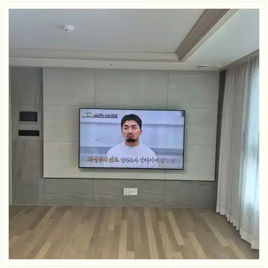 호반써밋인천검단 벽걸이TV 설치 상담 참고 이미지 첫 번째