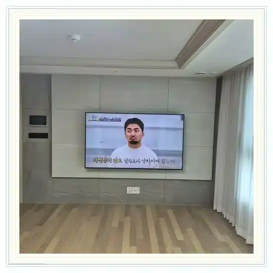 벽걸이TV 설치 참고 이미지 11-52 두 번째 사진