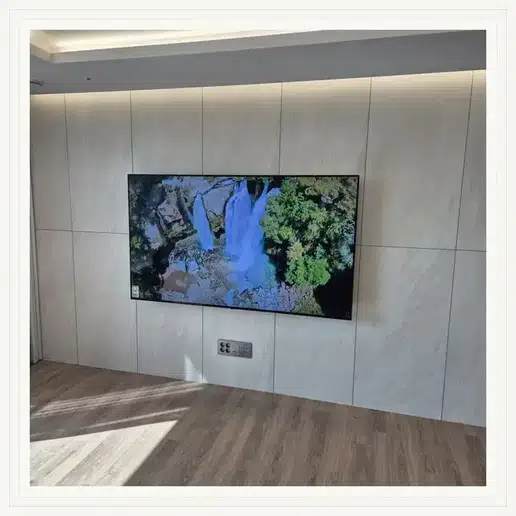 루원제일풍경채 벽걸이TV 설치 상담 참고 이미지 첫 번째